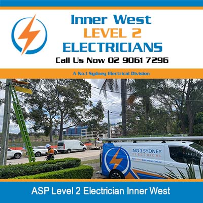 Electrical service van parked near power lines in Inner West